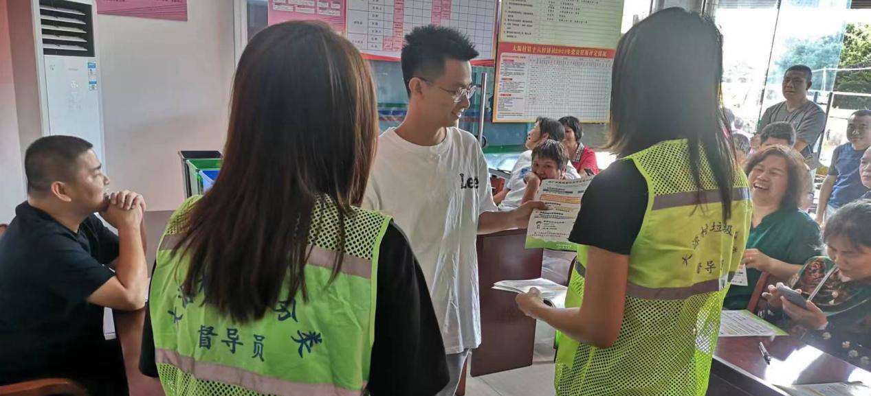 倡导低碳生活，白云大源推进垃圾分类宣传工作