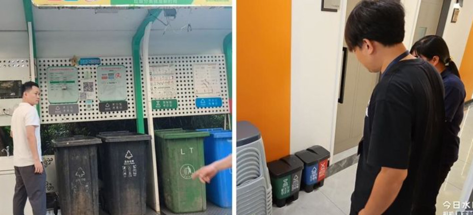 白云京溪：垃圾分类不停歇，执法检查促实效